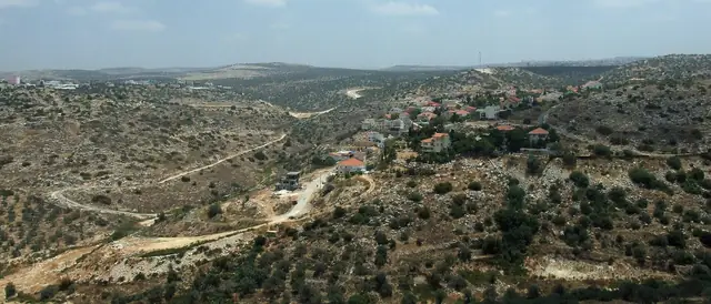 מבט מאלקנה מזרחה לעבר עץ אפרים והשומרון